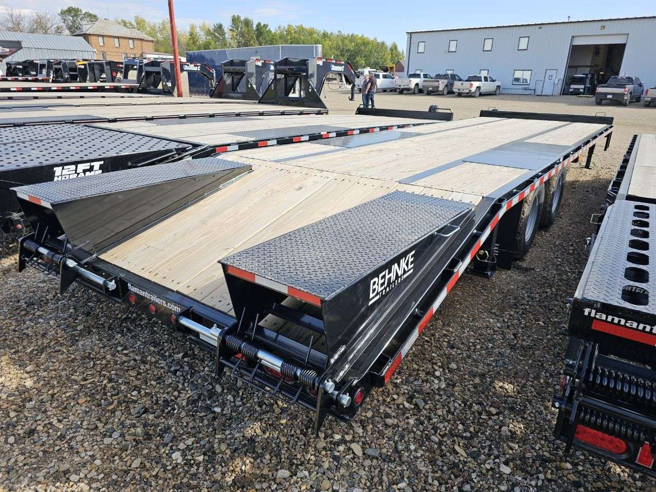 2024 Behnke FB 8'6" x 29' Pintle Flat Deck Trailer