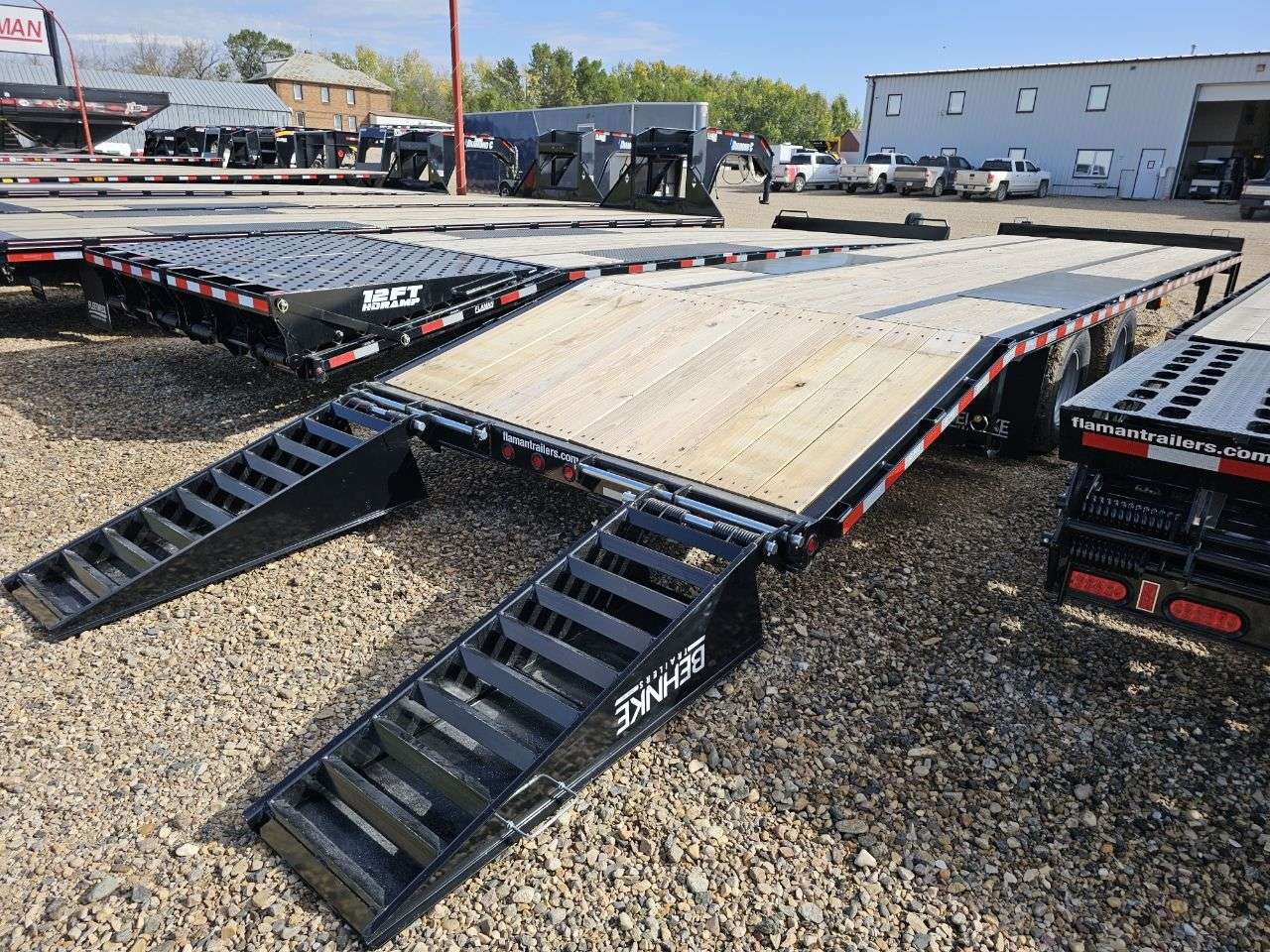 2024 Behnke FB 8'6" x 29' Pintle Flat Deck Trailer