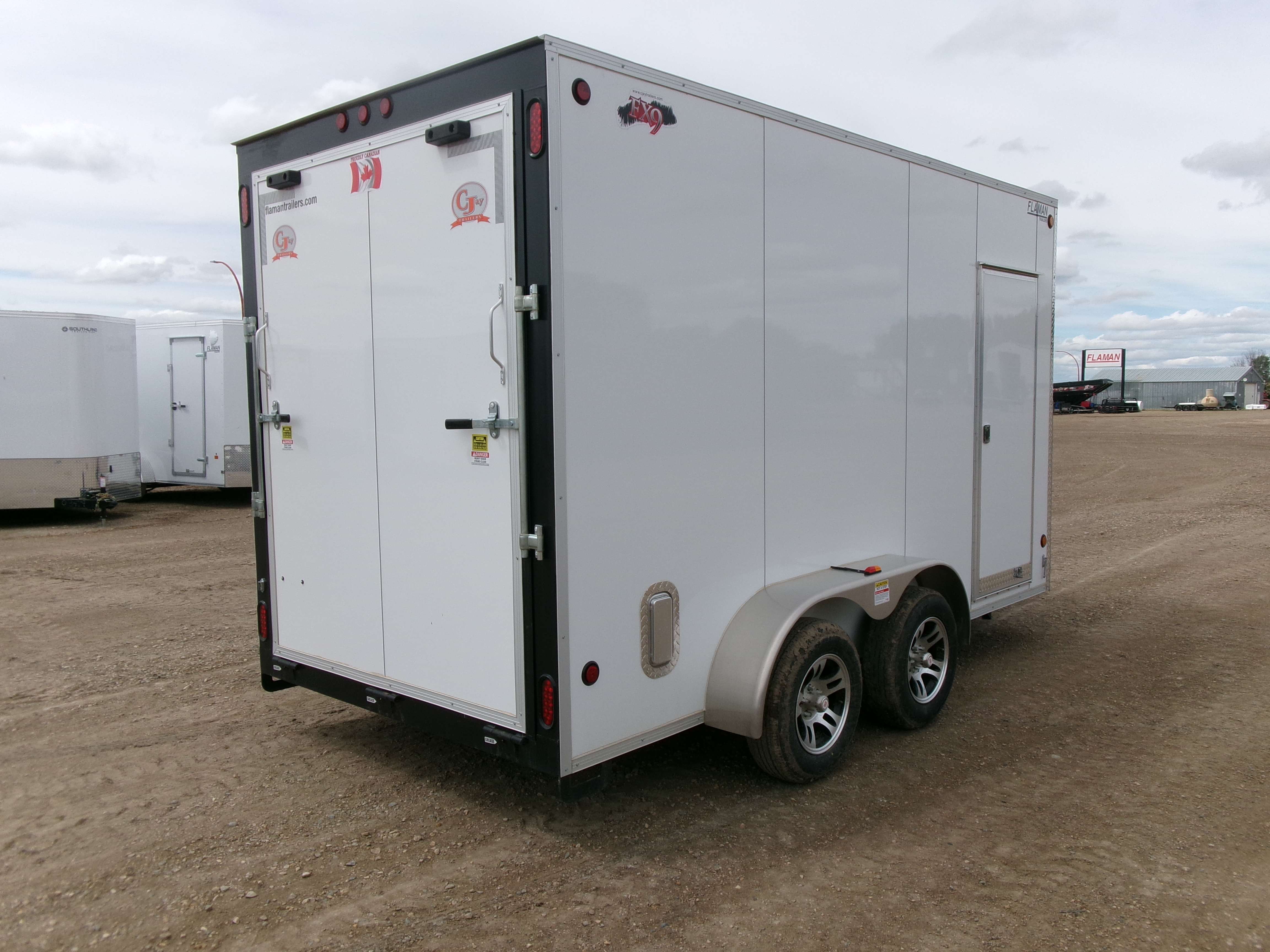2024 CJay FX9 7' x 14' + V-Nose Cargo Trailer