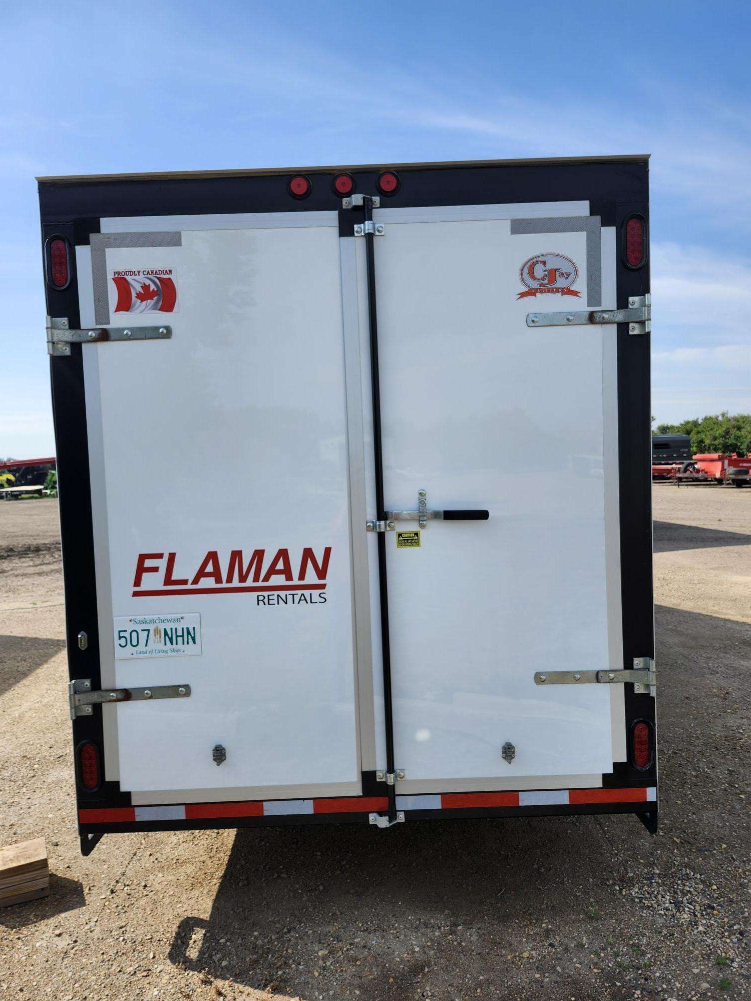 2024 CJay FX9 7' x 16' + V-Nose Cargo Trailer