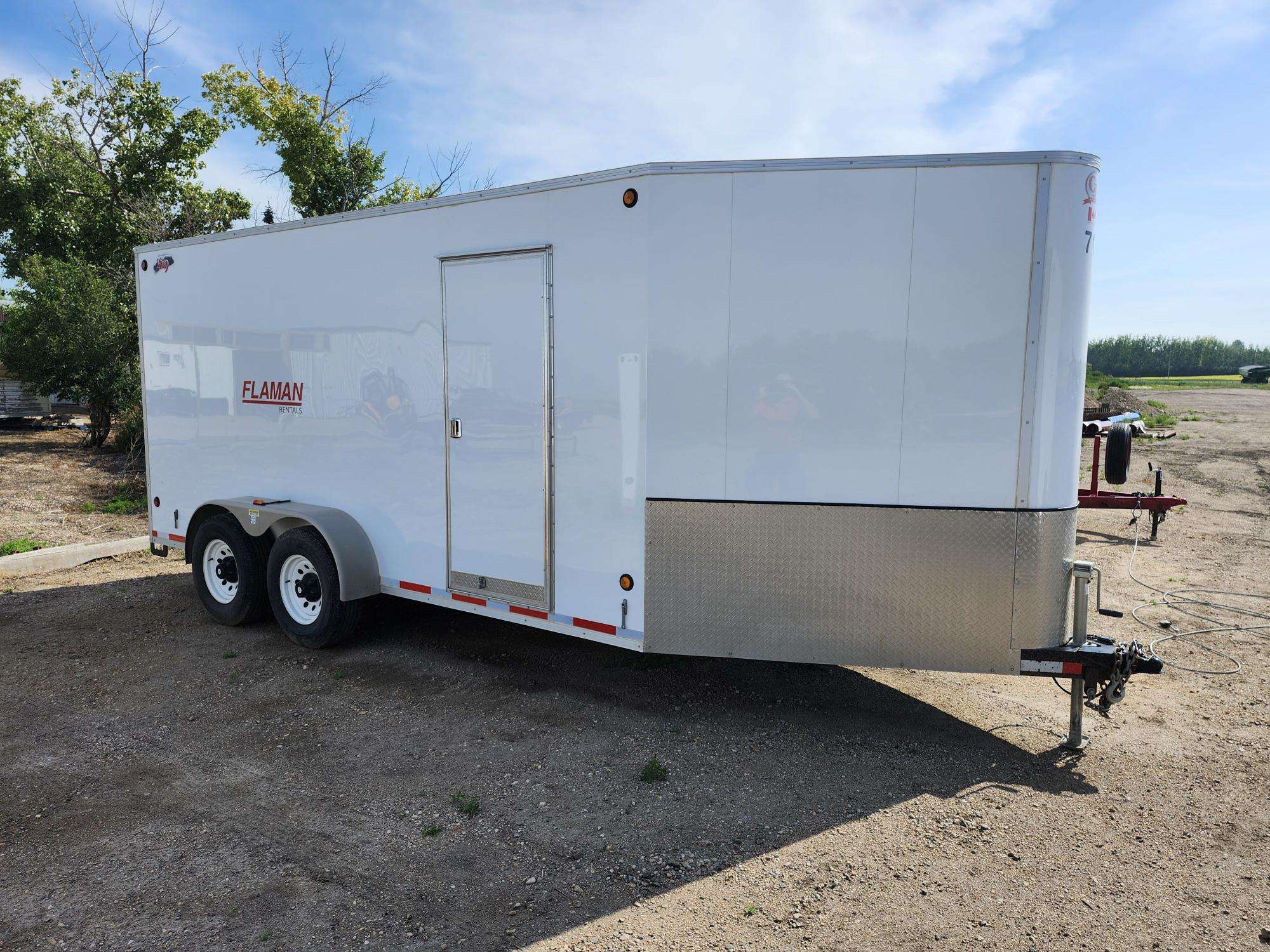 2024 CJay FX9 7' x 16' + V-Nose Cargo Trailer