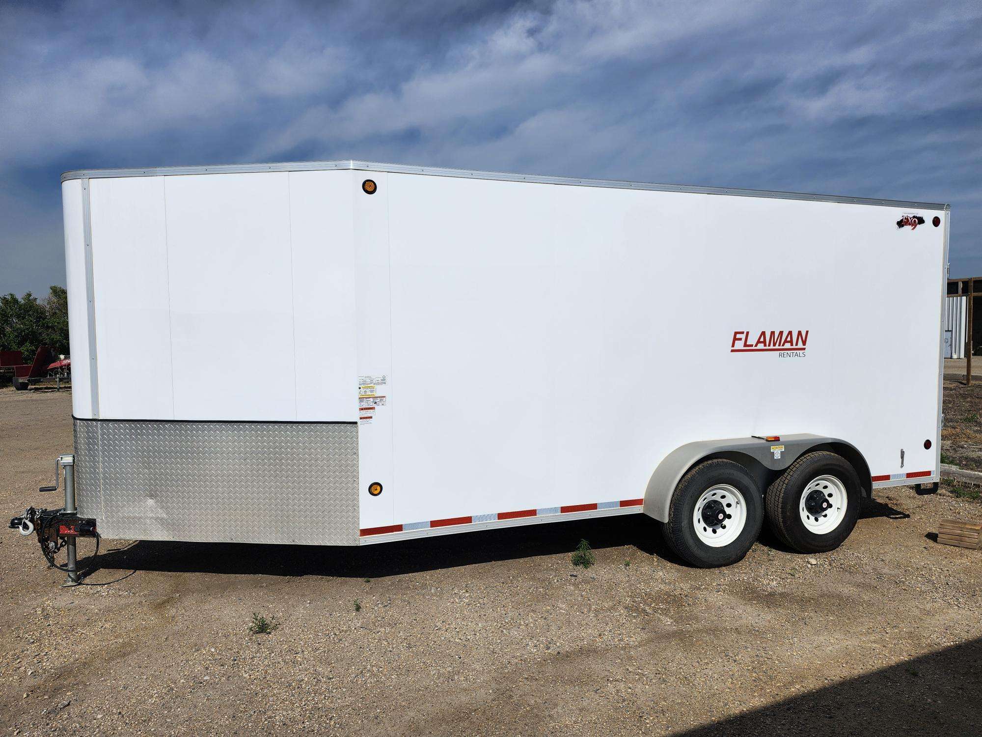 2024 CJay FX9 7' x 16' + V-Nose Cargo Trailer