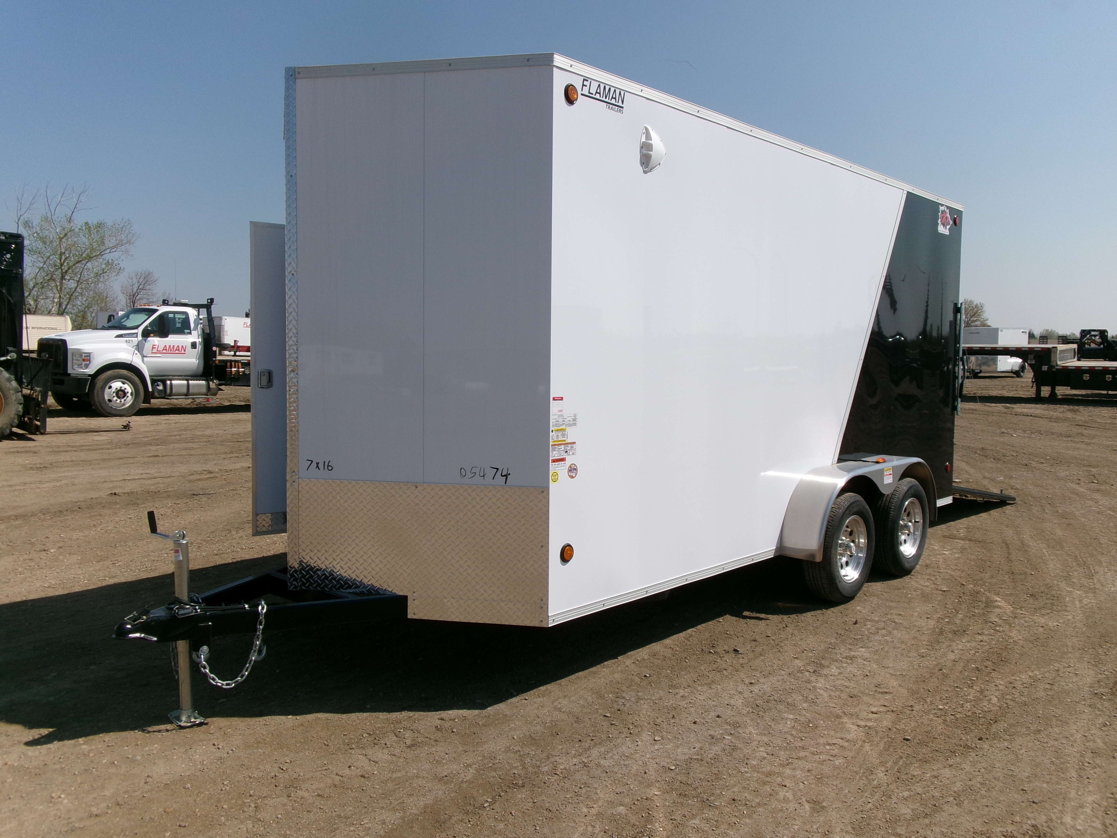 2024 CJay TXR 7' x 16' + V-Nose Cargo Trailer