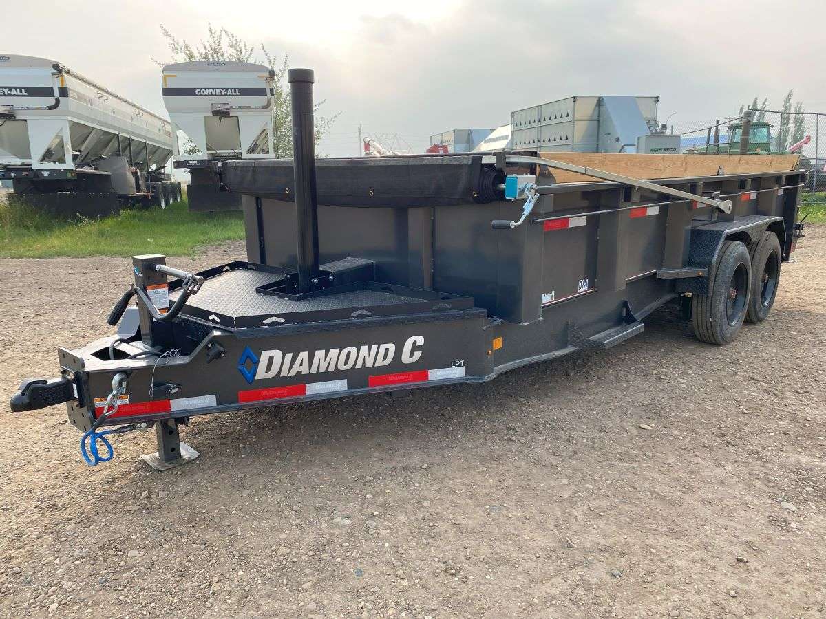 2024 Diamond C 16' Dump Trailer