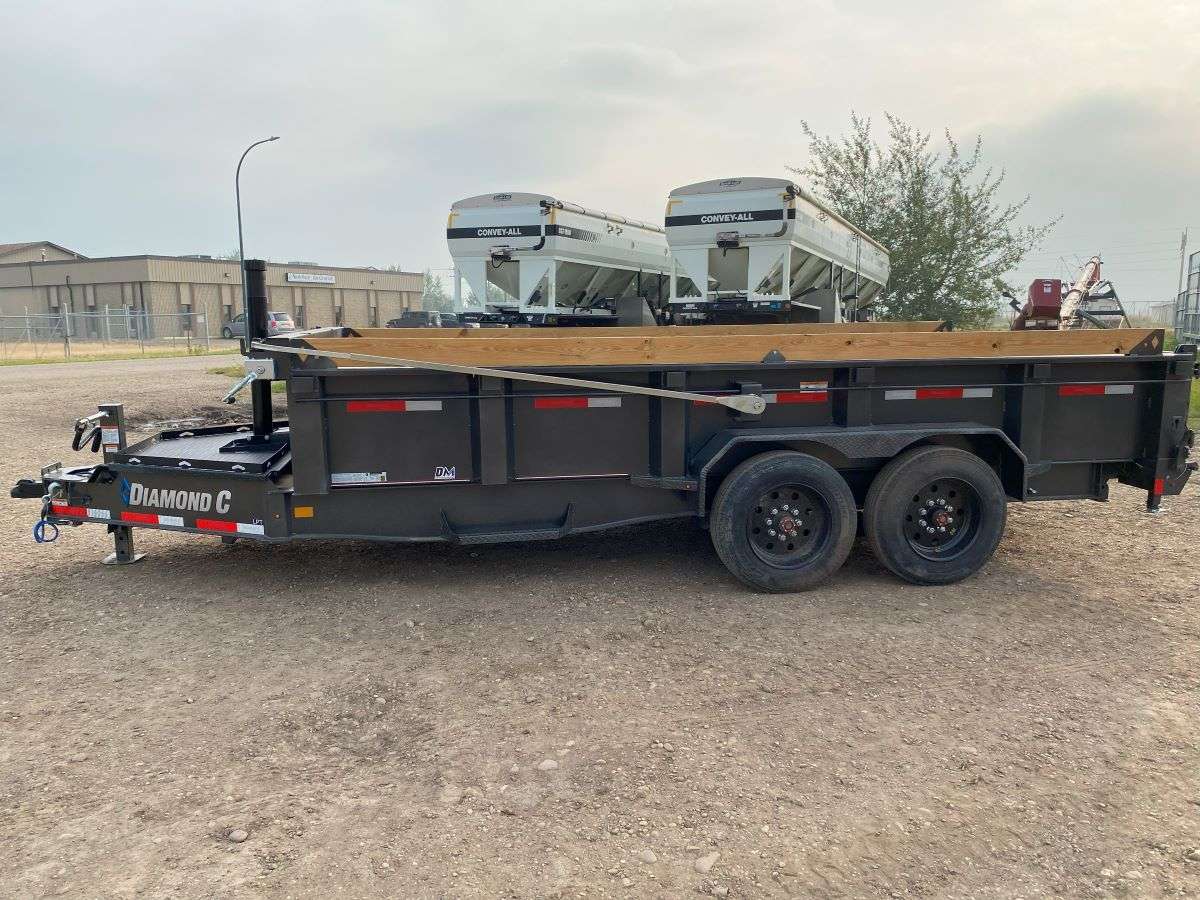 2024 Diamond C 16' Dump Trailer