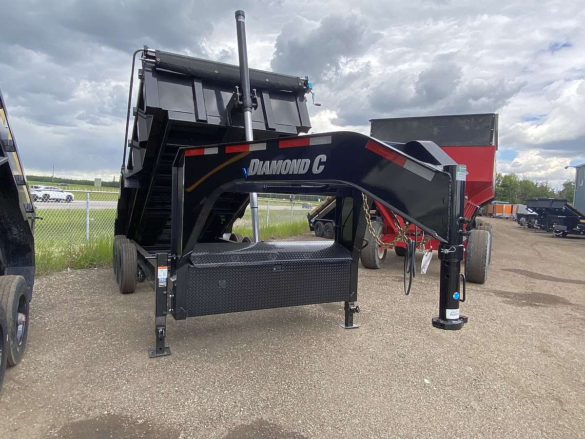 2024 Diamond C 16' Gooseneck Dump Trailer