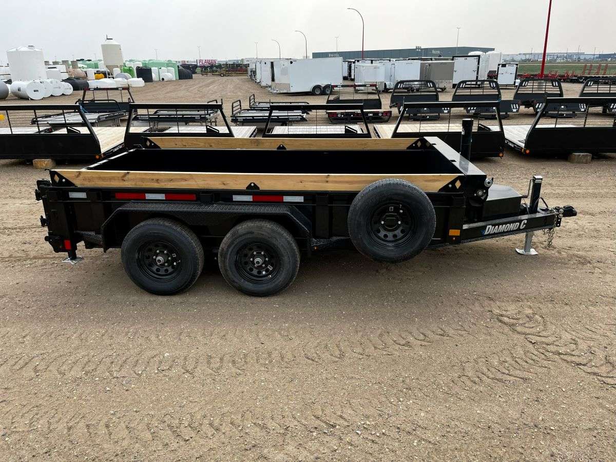 2024 Diamond C MDT 77" x 12' Dump Trailer