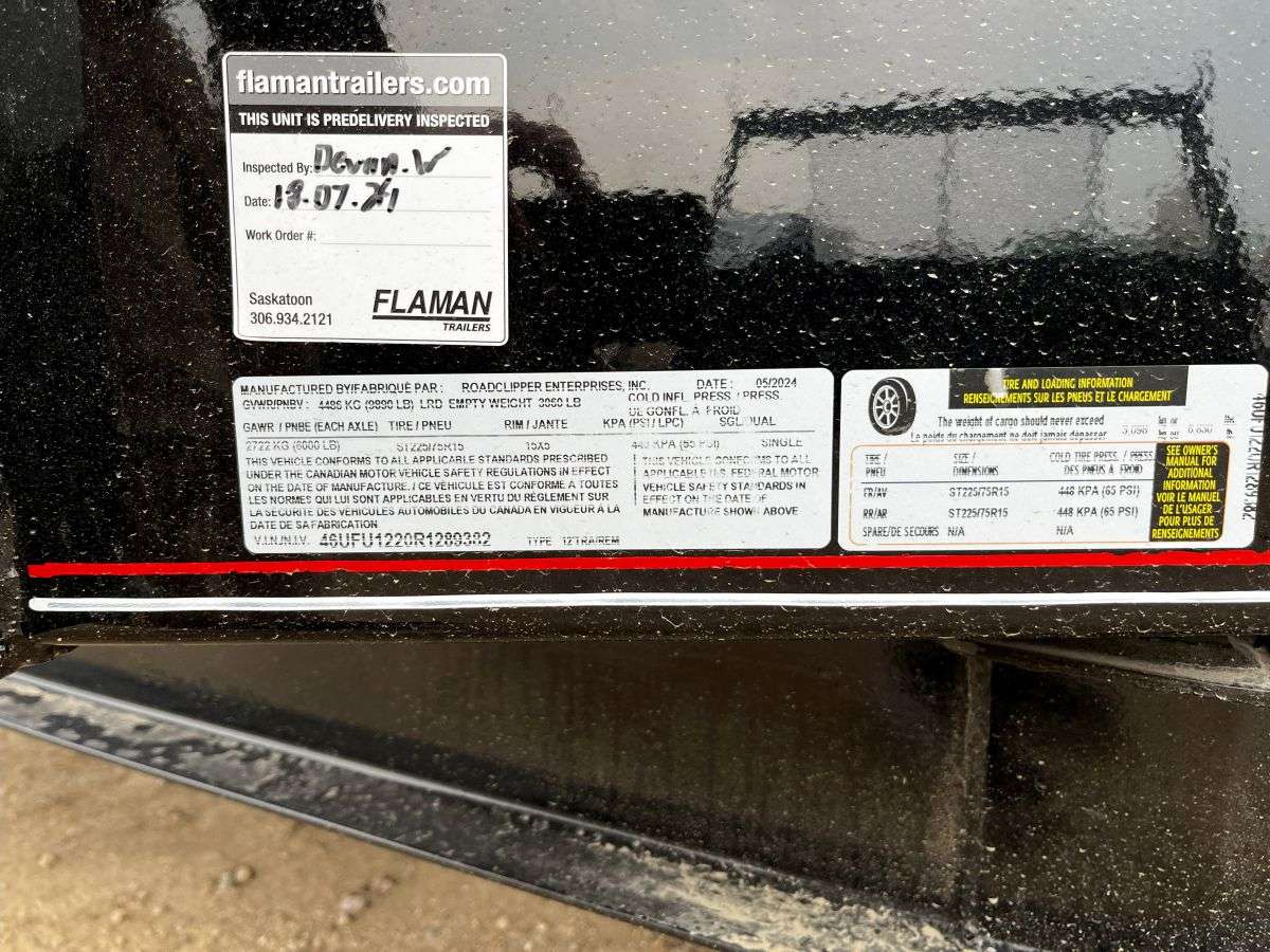 2024 Diamond C MDT 77" x 12' Dump Trailer