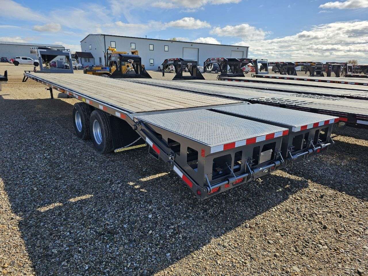 2024 Norbert FDG 8'4" x 35' GN BT Flat Deck Trailer