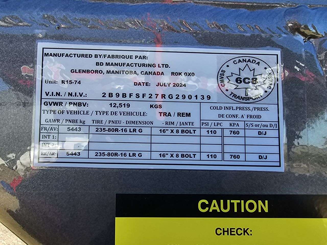 2024 Norbert FDG 8'4" x 35' Gooseneck Beavertail Flat Deck