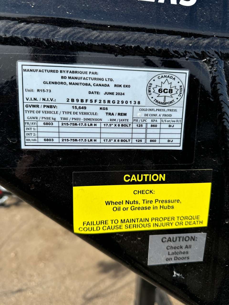 2024 Norbert FDG 8'4" x 35' Gooseneck Beavertail Flat Deck