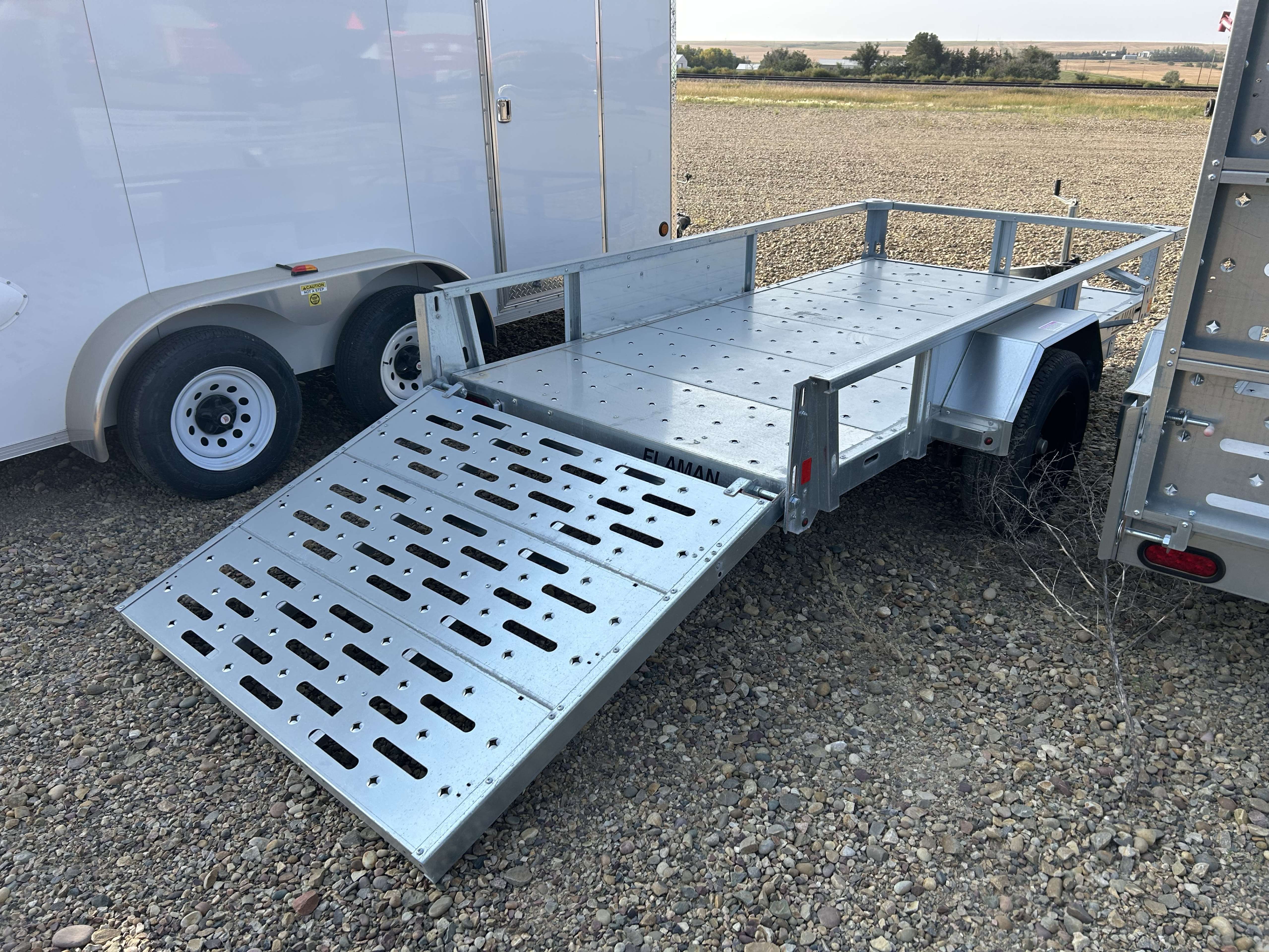 2024 Norbert UTB 5' x 10' Galvanized Steel Utility Trailer