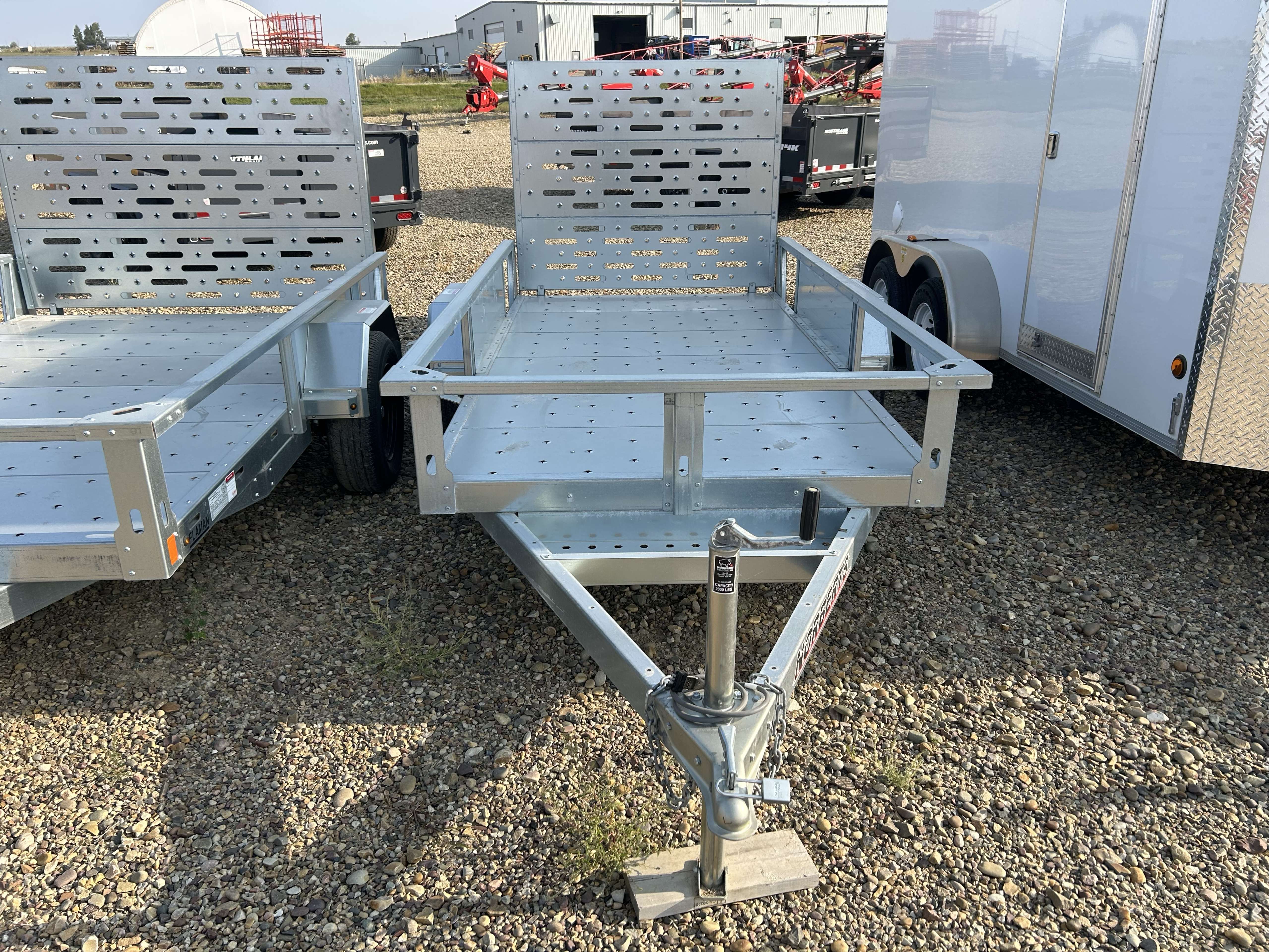 2024 Norbert UTB 5' x 10' Galvanized Steel Utility Trailer