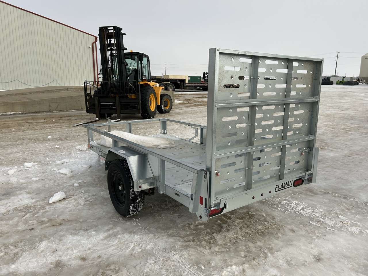 2024 Norbert UTB 5' x 10' Galvanized Steel Utility Trailer