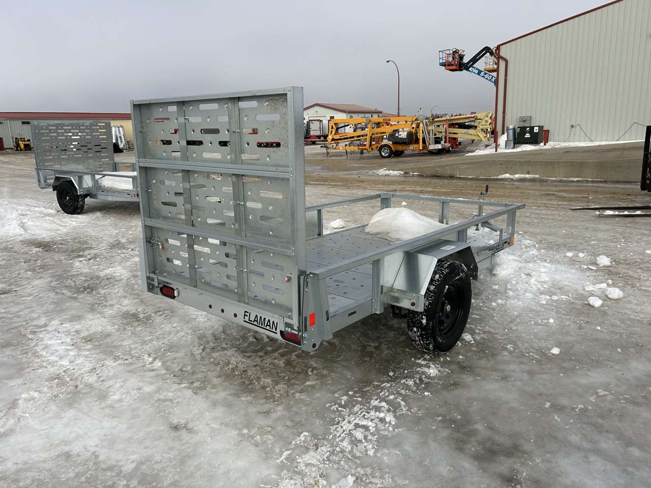 2024 Norbert UTB 5' x 10' Galvanized Steel Utility Trailer