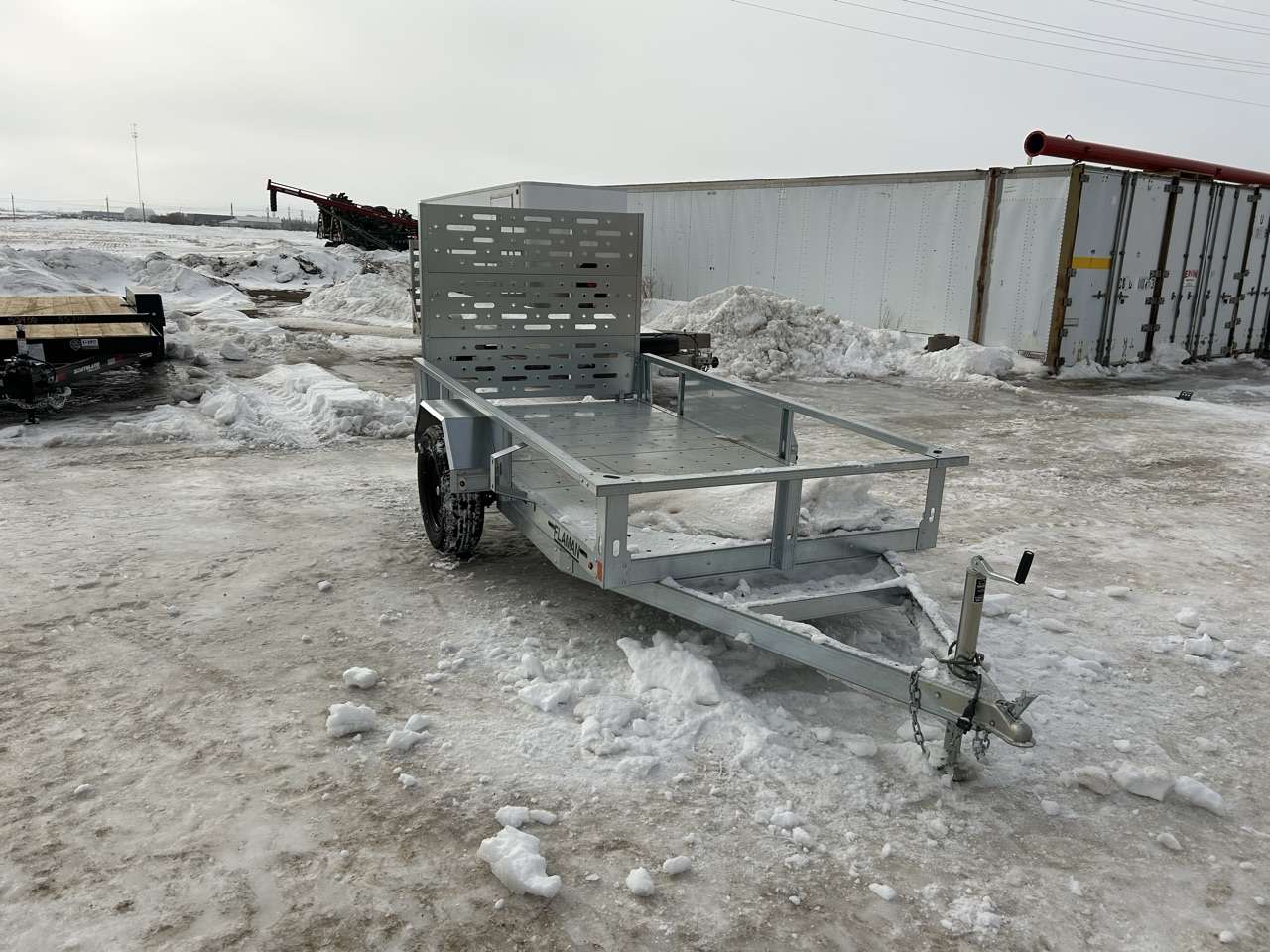 2024 Norbert UTB 5' x 10' Galvanized Steel Utility Trailer