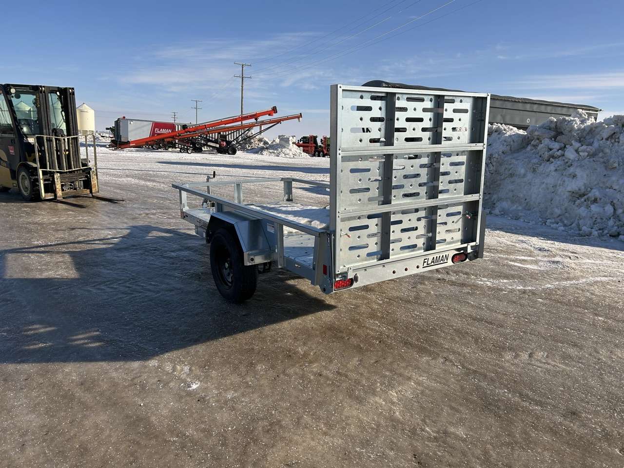 2024 Norbert UTB 5' x 10' Galvanized Steel Utility Trailer