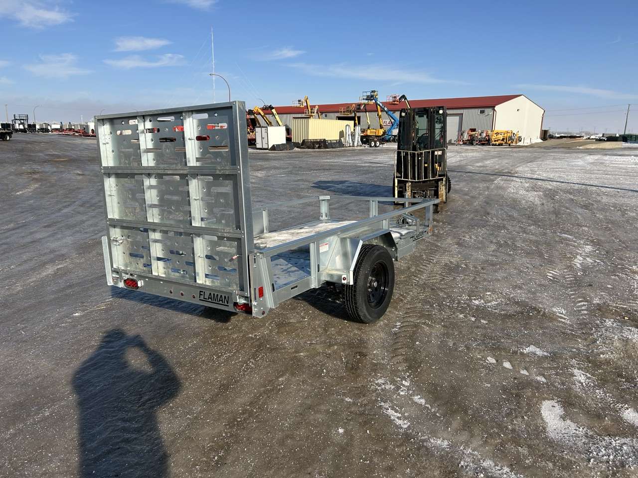 2024 Norbert UTB 5' x 10' Galvanized Steel Utility Trailer