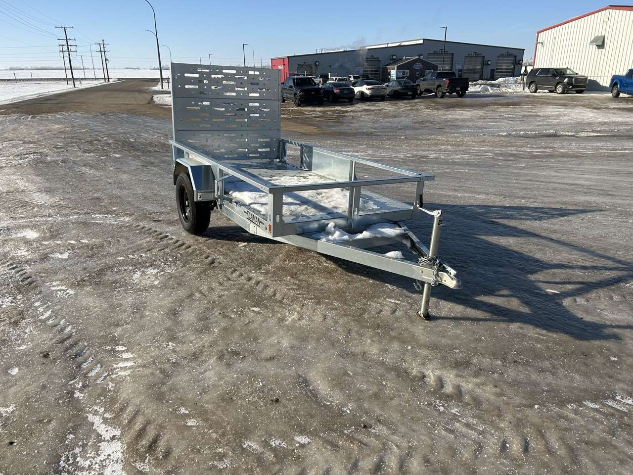 2024 Norbert UTB 5' x 10' Galvanized Steel Utility Trailer