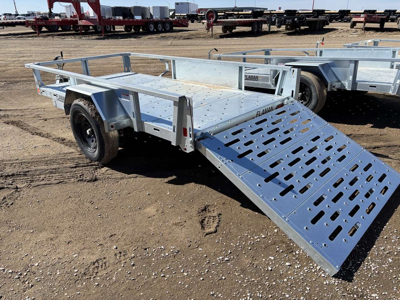 2024 Norbert UTB 5' x 10' Galvanized Steel Utility Trailer