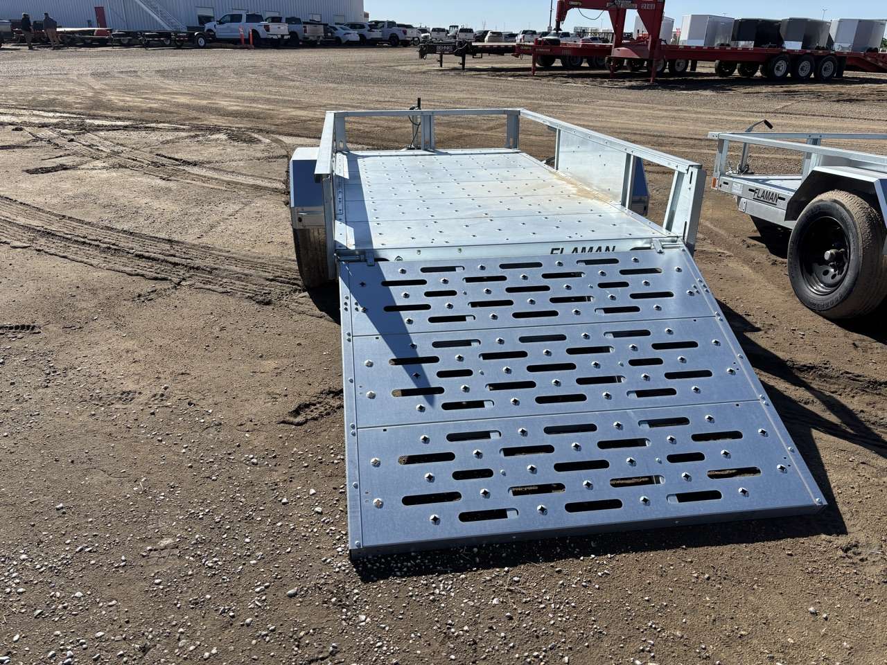 2024 Norbert UTB 5' x 10' Galvanized Steel Utility Trailer
