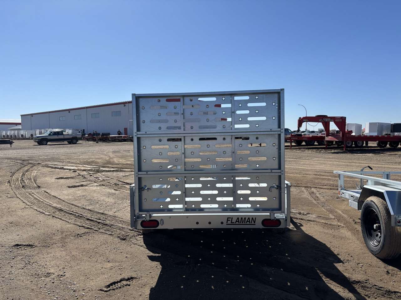 2024 Norbert UTB 5' x 10' Galvanized Steel Utility Trailer