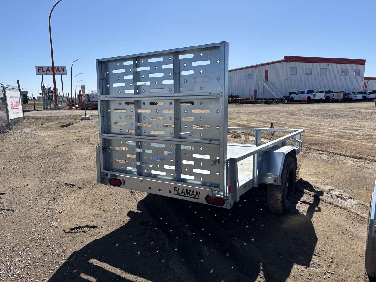 2024 Norbert UTB 5' x 10' Galvanized Steel Utility Trailer