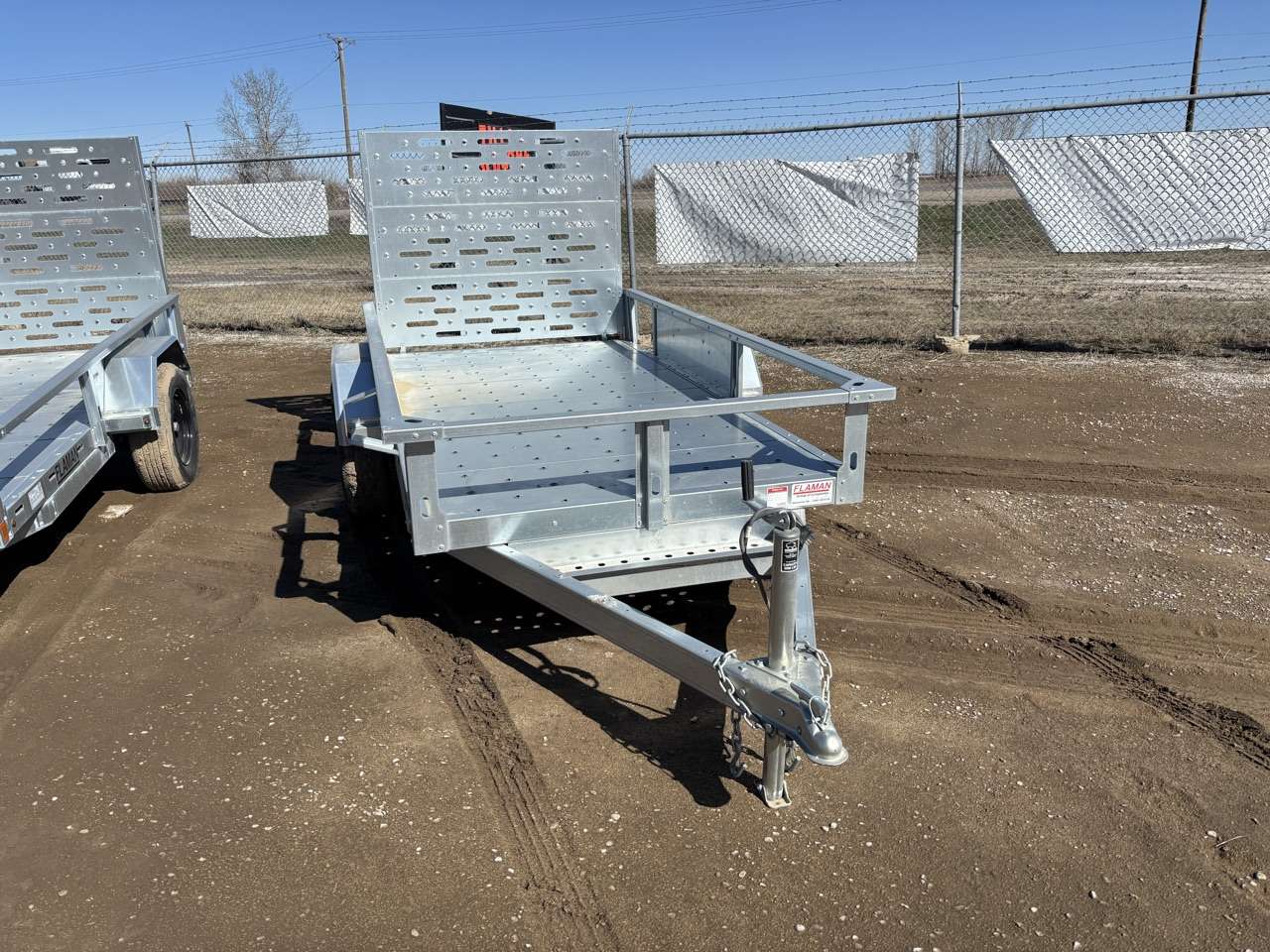 2024 Norbert UTB 5' x 10' Galvanized Steel Utility Trailer
