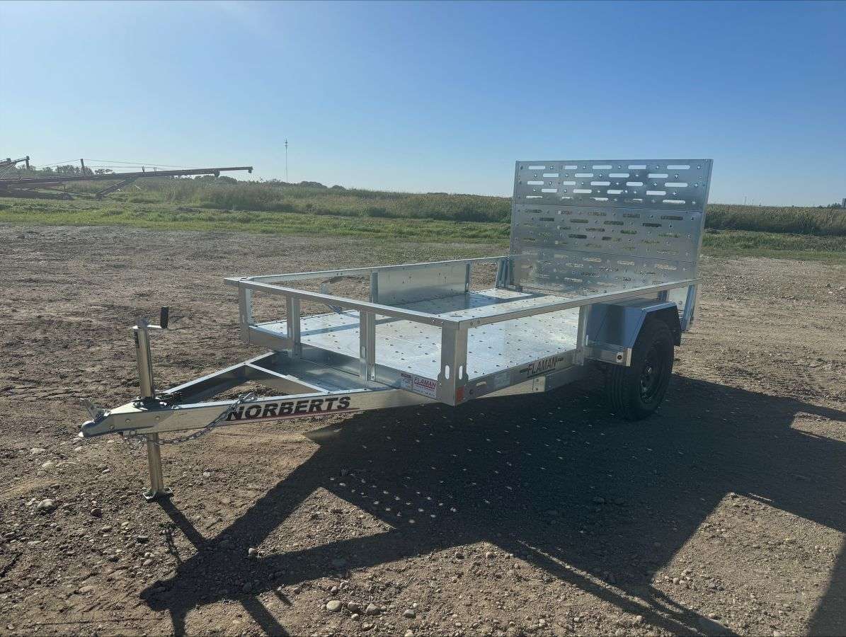 2024 Norbert UTB 6' x 10' Galvanized Steel Utility Trailer