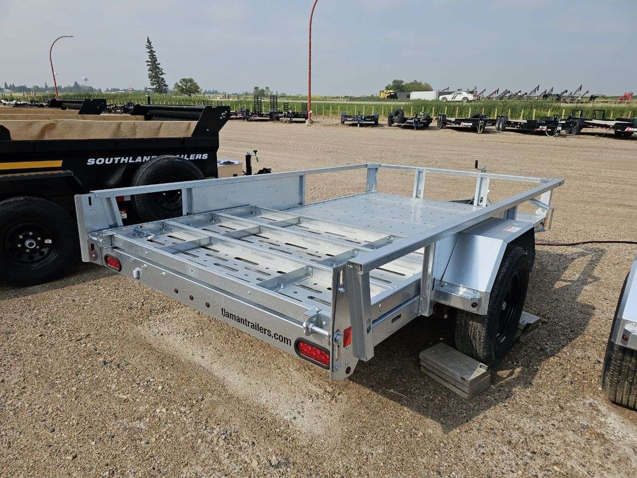 2024 Norbert UTB 6' x 10' Galvanized Steel Utility Trailer