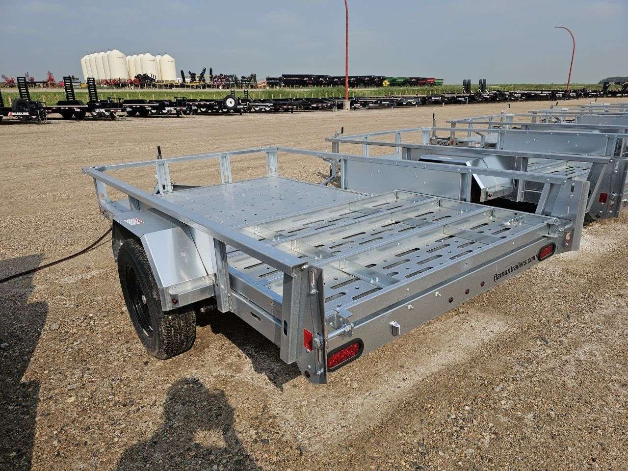 2024 Norbert UTB 6' x 10' Galvanized Steel Utility Trailer