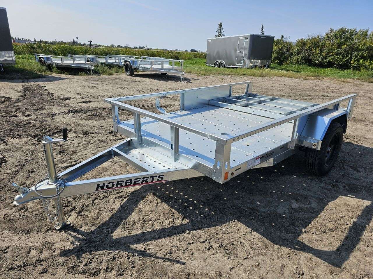 2024 Norbert UTB 6' x 10' Galvanized Steel Utility Trailer