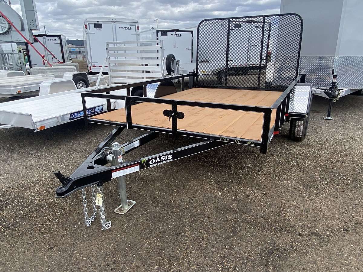 2024 Oasis 10' Utility Trailer