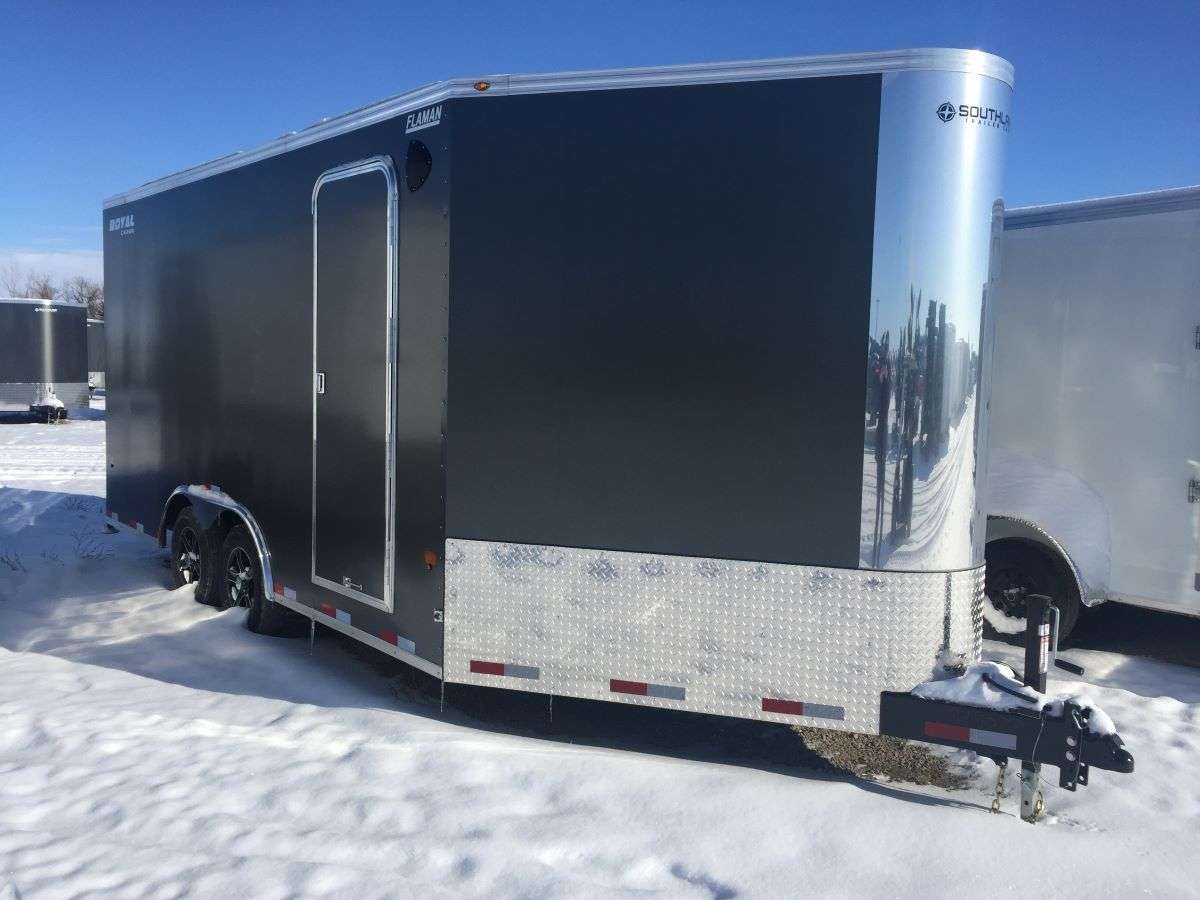 2024 Royal 8'x16' + 4' Enclosed Sled Trailer