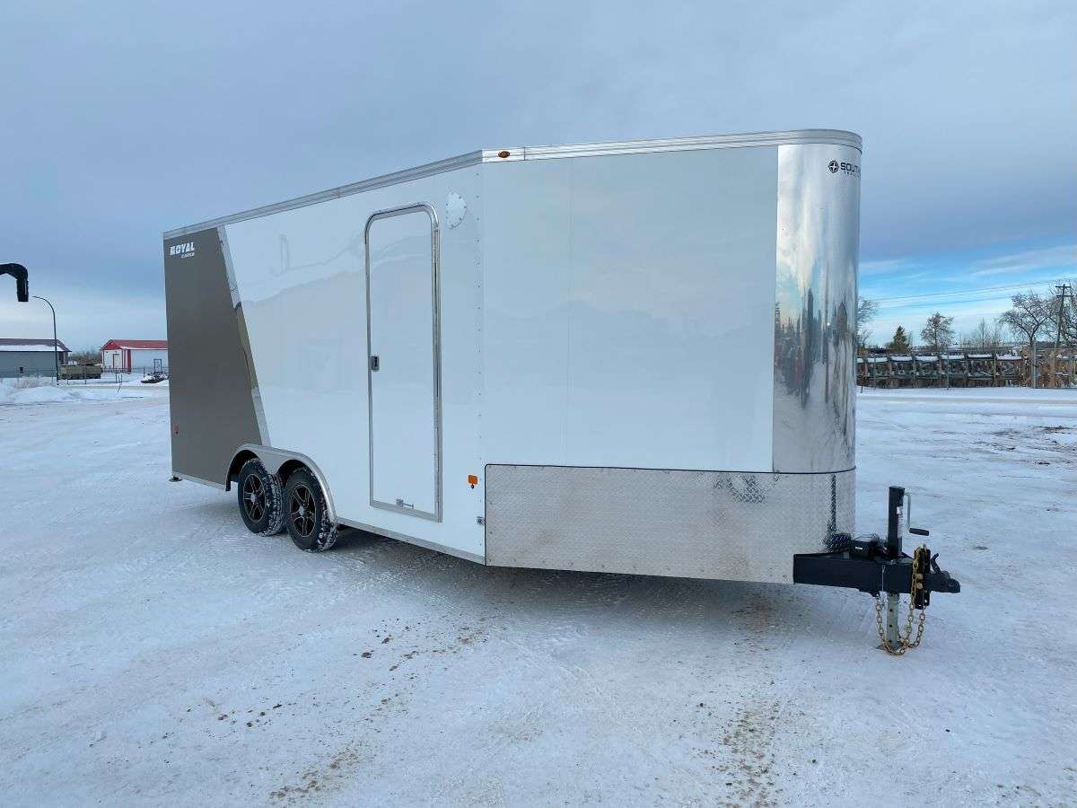 2024 Royal 8'x16' + 4' Enclosed Sled Trailer