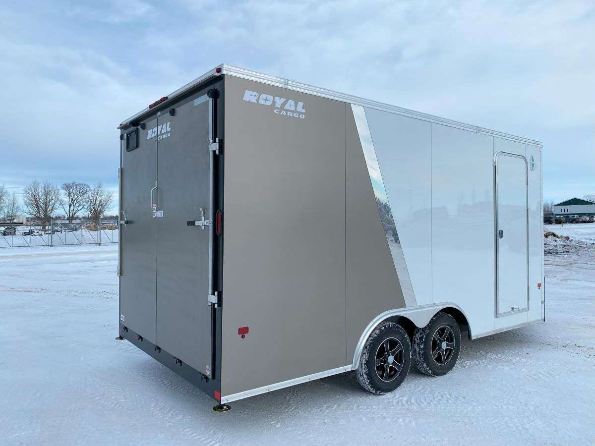 2024 Royal 8'x16' + 4' Enclosed Sled Trailer