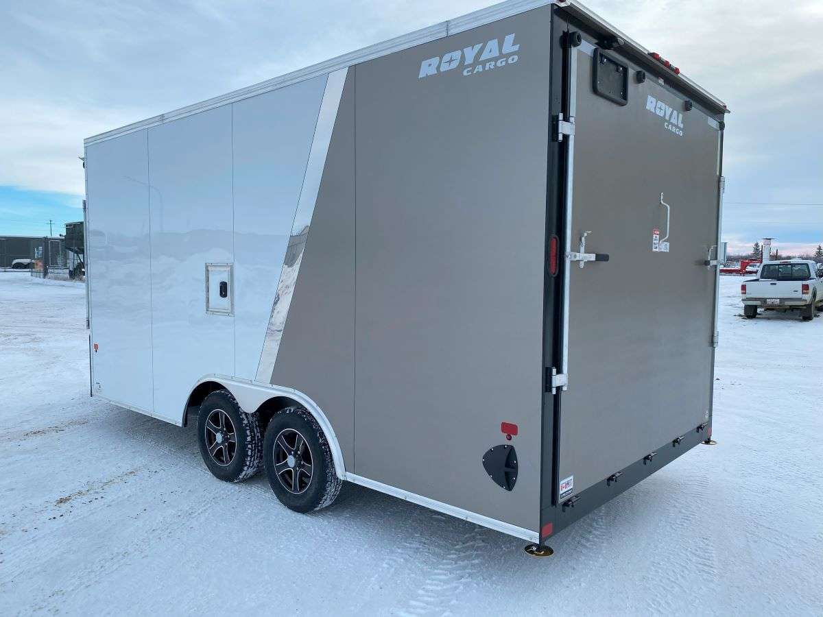 2024 Royal 8'x16' + 4' Enclosed Sled Trailer