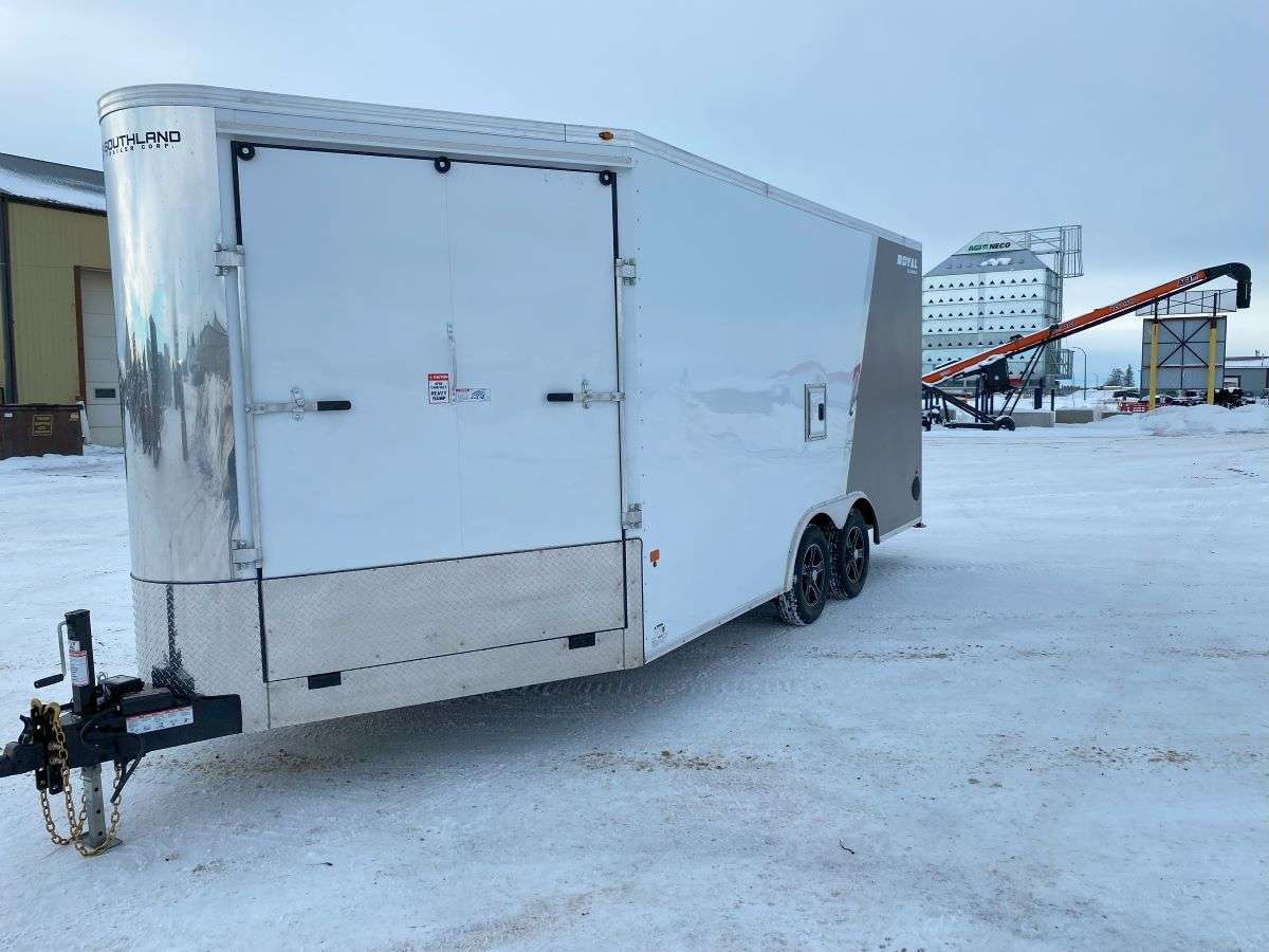 2024 Royal 8'x16' + 4' Enclosed Sled Trailer