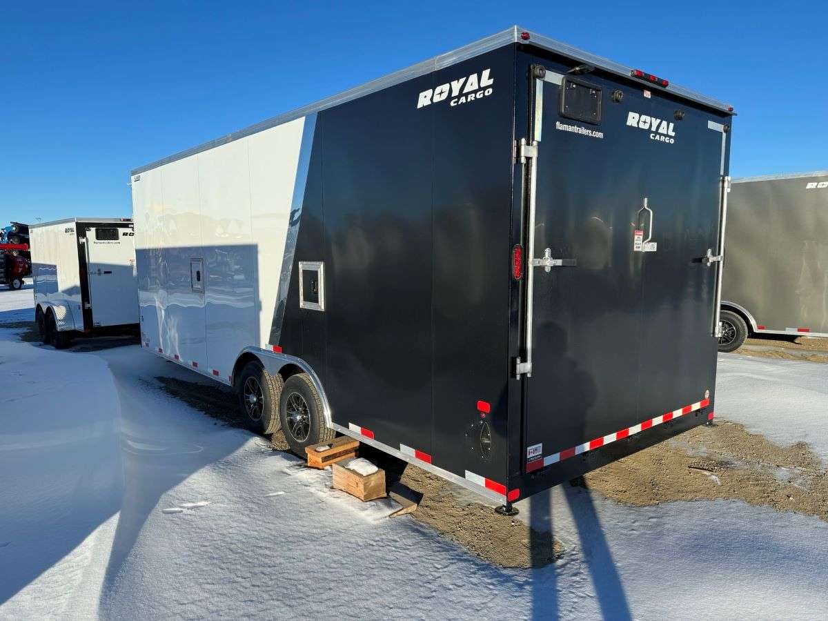 2024 Royal 8'x22' + 4' Enclosed Sled Trailer