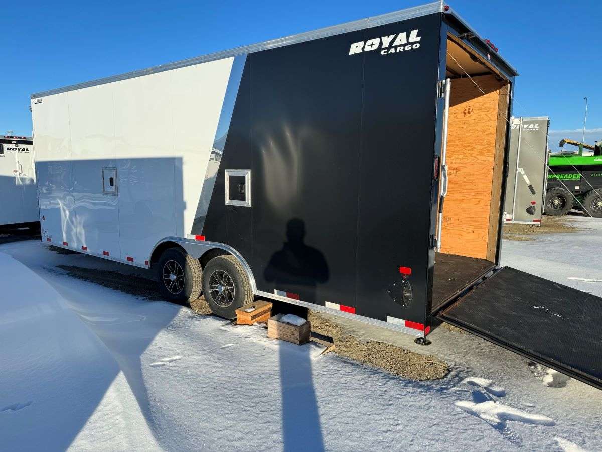 2024 Royal 8'x22' + 4' Enclosed Sled Trailer