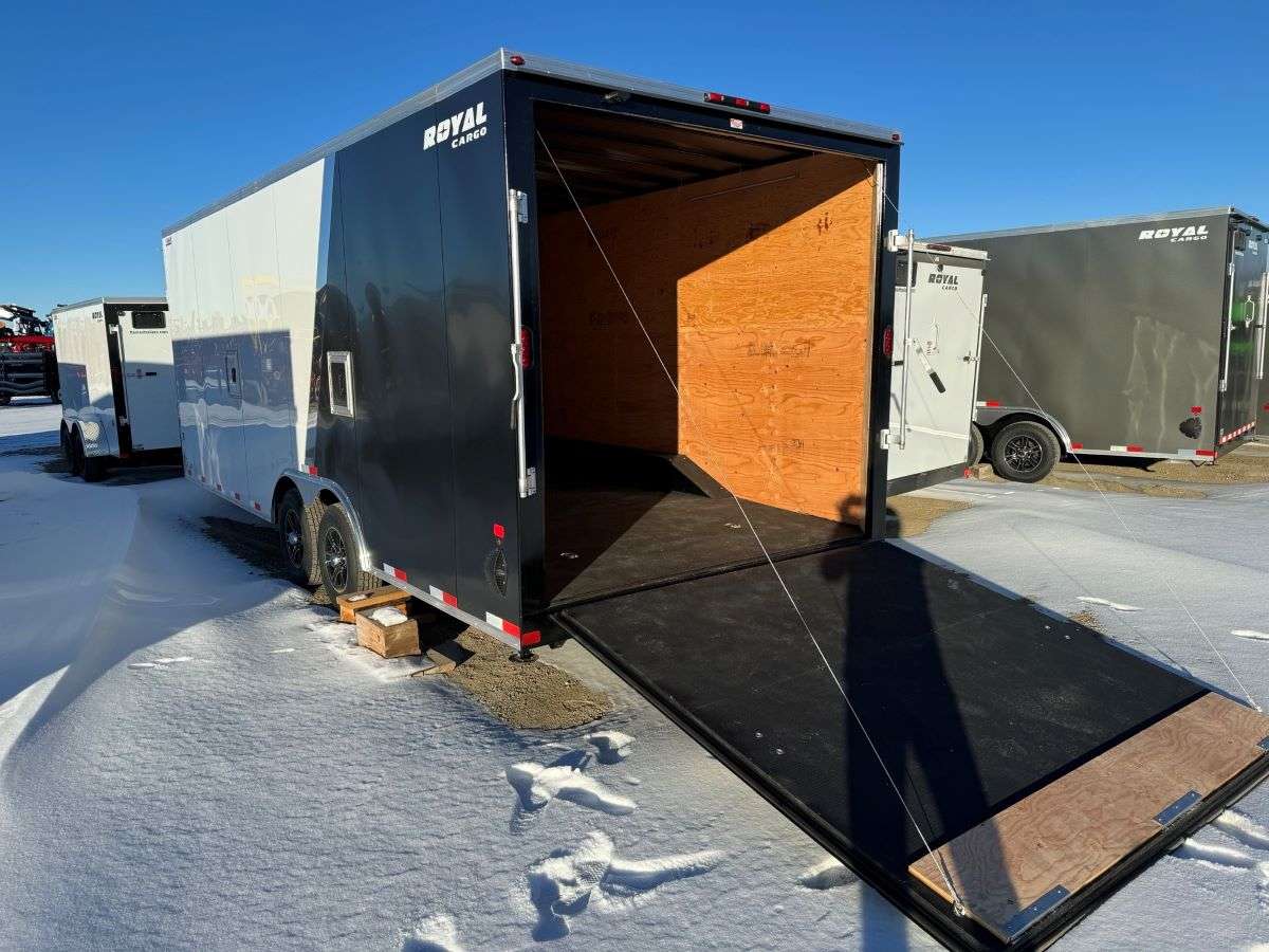 2024 Royal 8'x22' + 4' Enclosed Sled Trailer