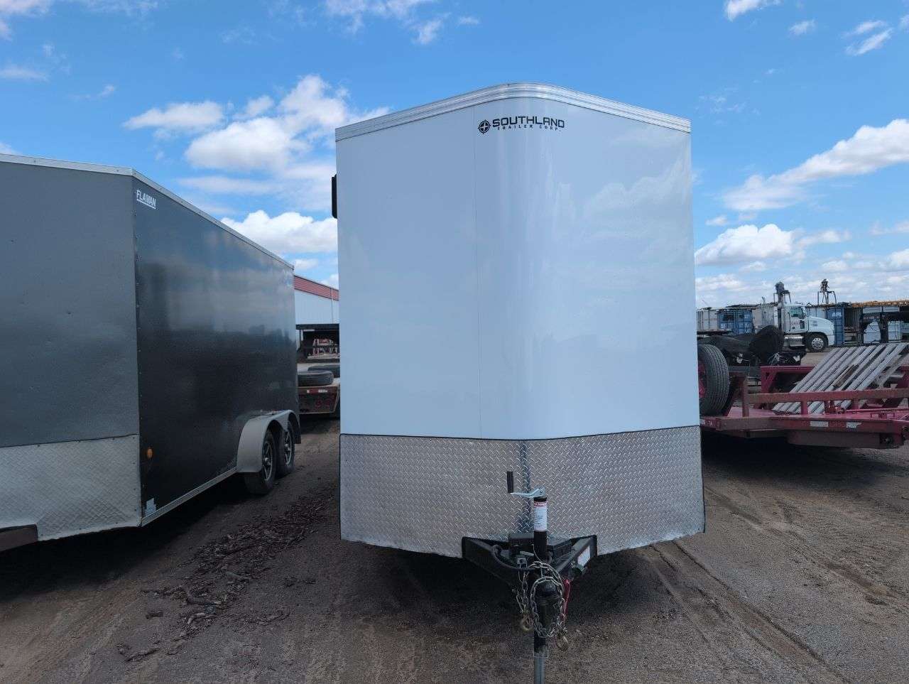 2024 Royal LCH 7 x 16 + V Nose Cargo Trailer