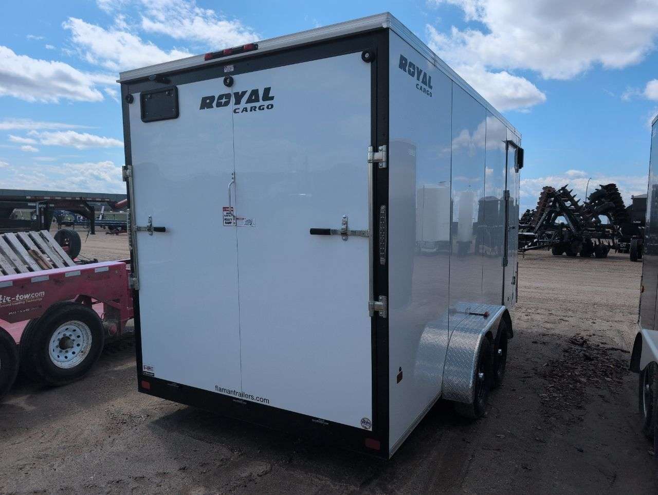 2024 Royal LCH 7 x 16 + V Nose Cargo Trailer