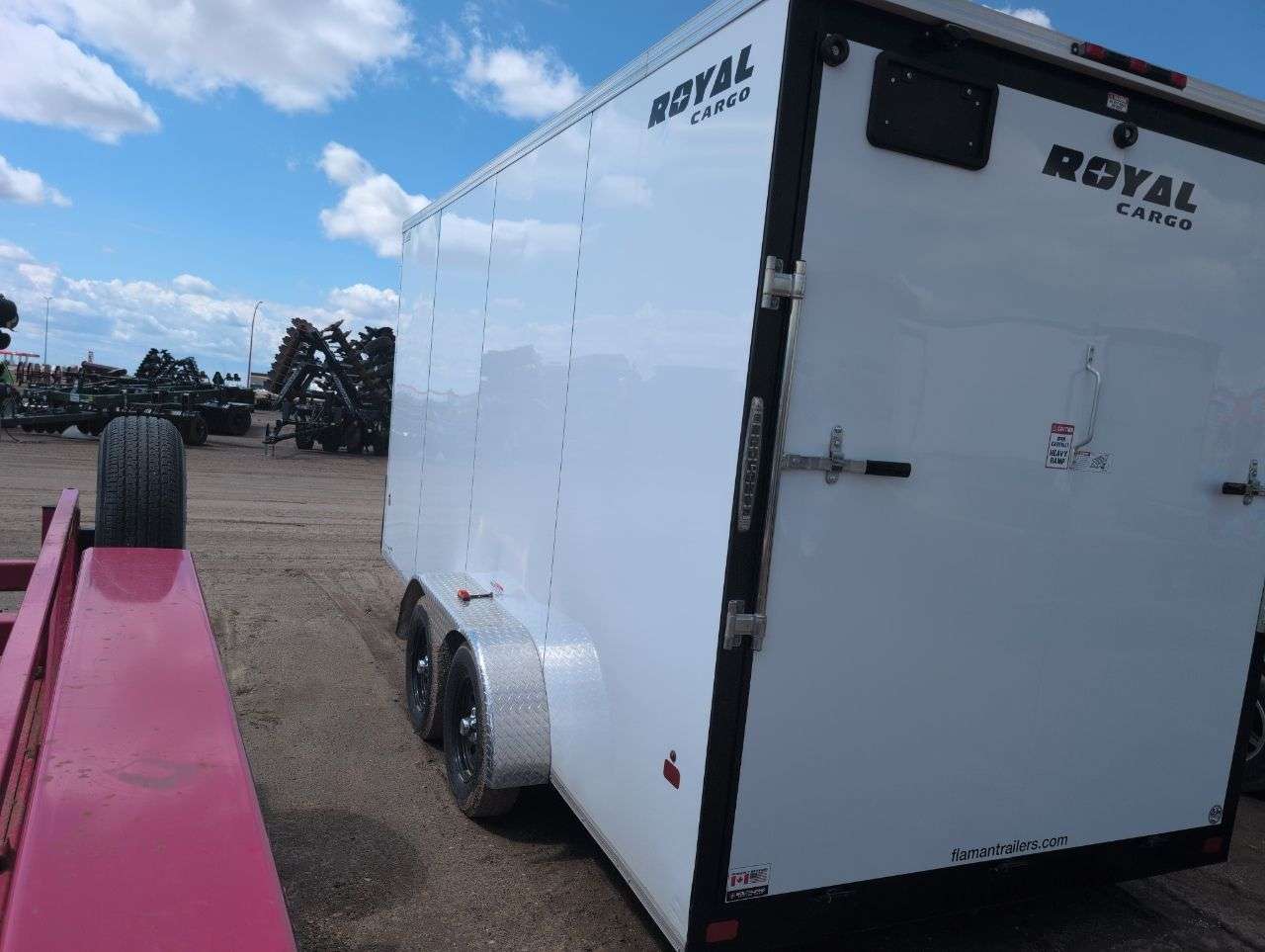 2024 Royal LCH 7 x 16 + V Nose Cargo Trailer