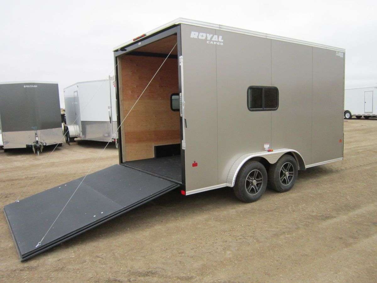 2024 Royal LCHT 7'6" x 14' + V-Nose Cargo Trailer