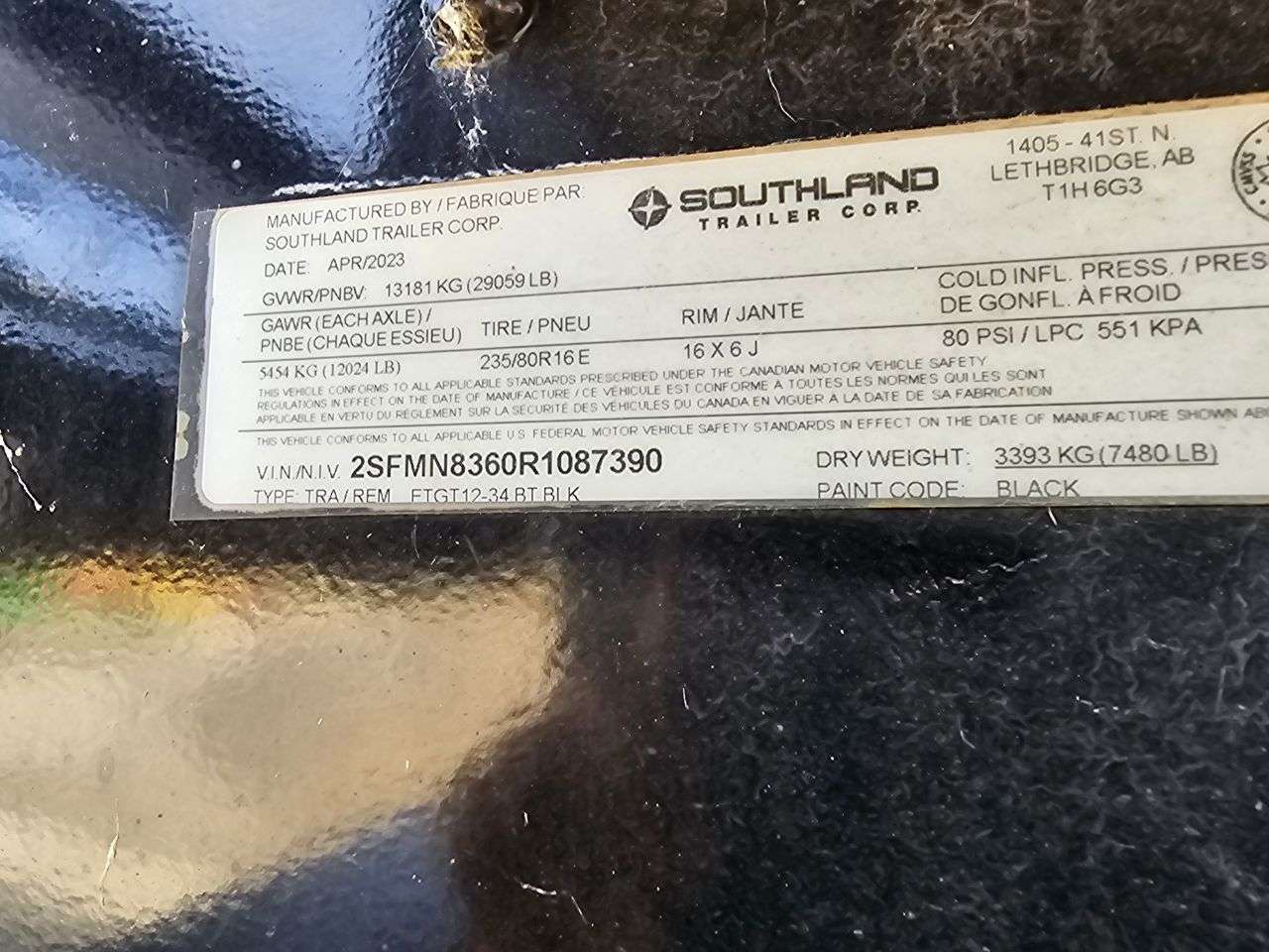 2024 Southland 34' Gooseneck Flat Deck Trailer