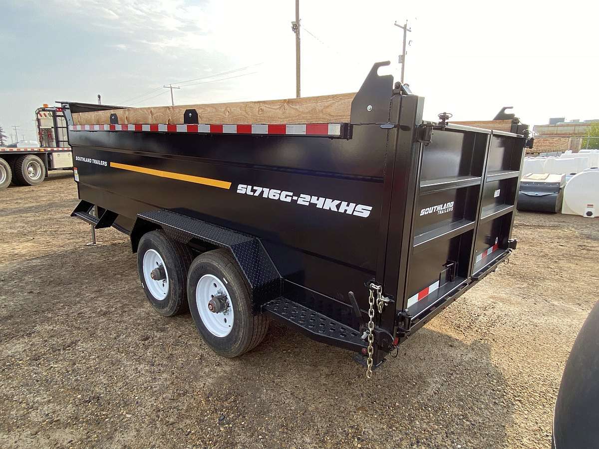 2024 Southland 7'x16' Gooseneck Dump Trailer