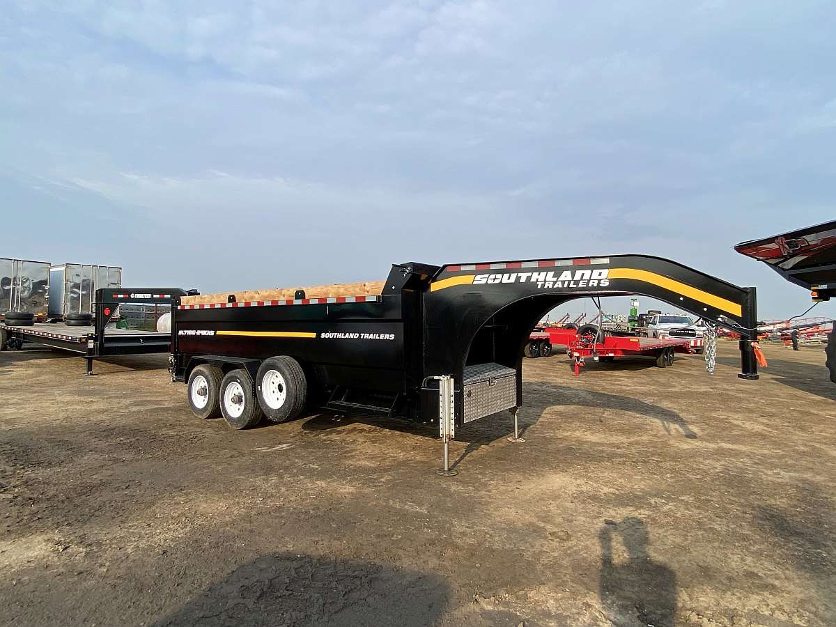 2024 Southland 7'x16' Gooseneck Dump Trailer