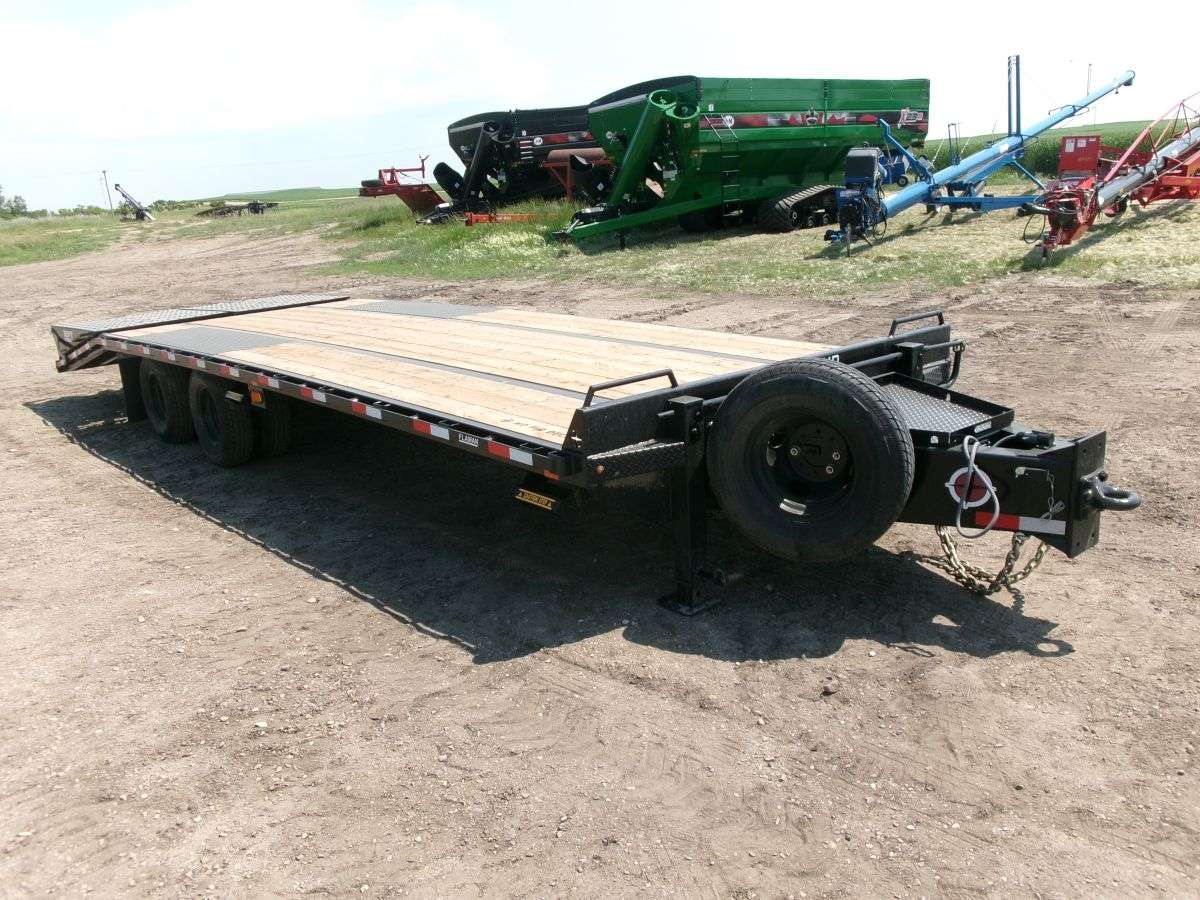 2024 Southland ETA 8'6" x 28' Pintle BT Flat Deck Trailer