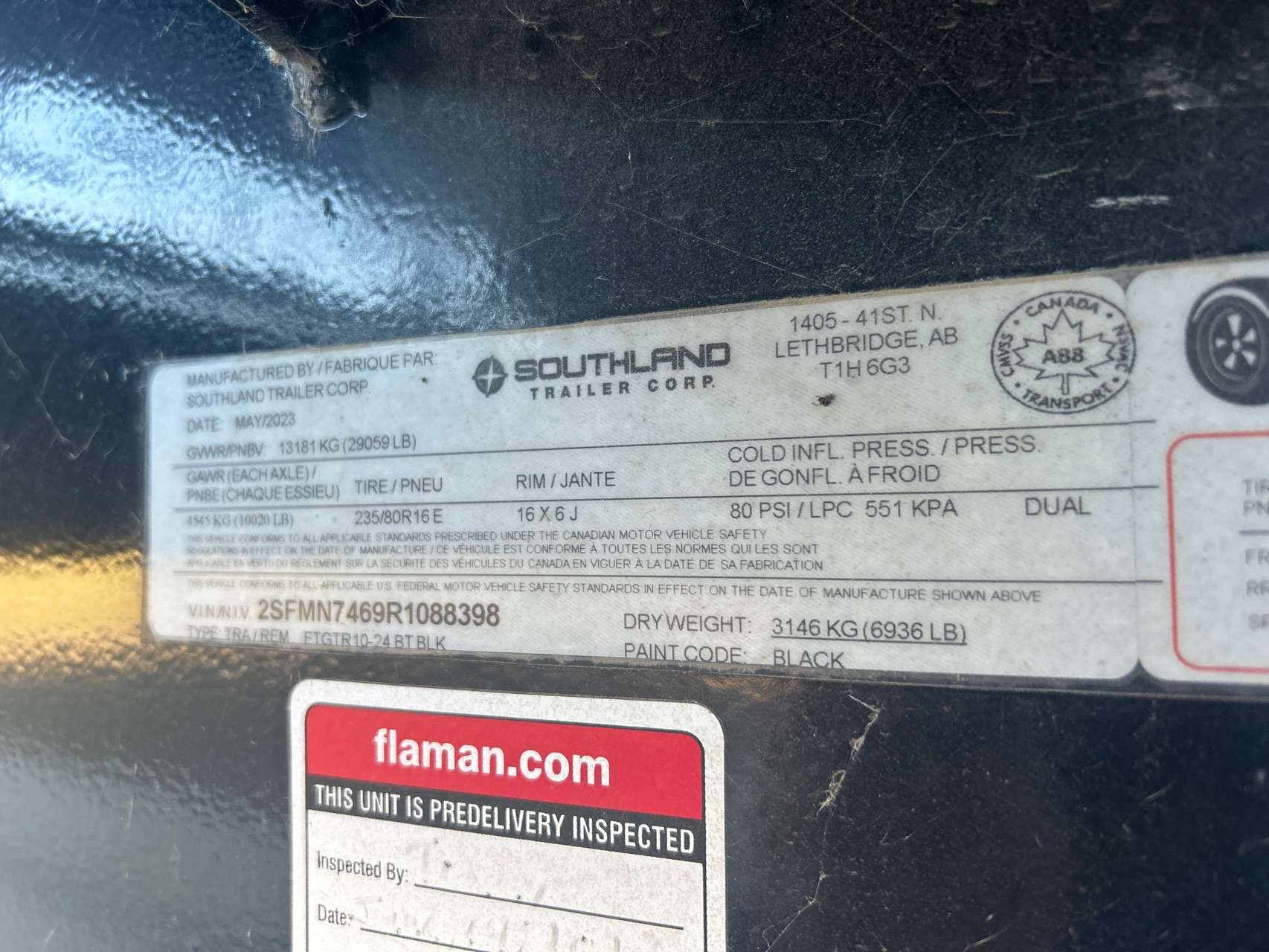 2024 Southland ETG 8'6" x 30' Beavertail Gooseneck Trailer
